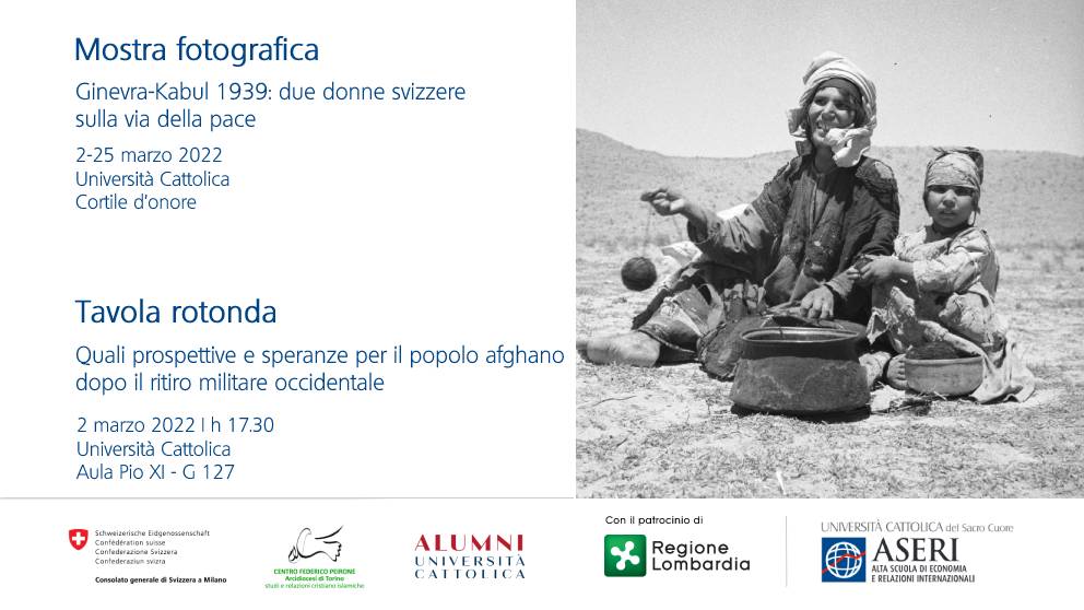 Ginevra-Kabul 1939: due donne svizzere sulla via della pace